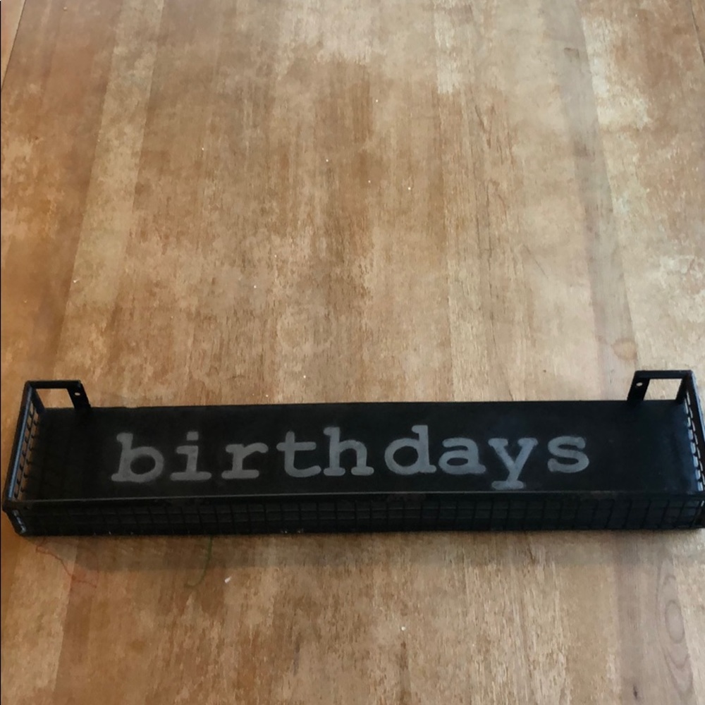 Industrial farmhouse Birthday board